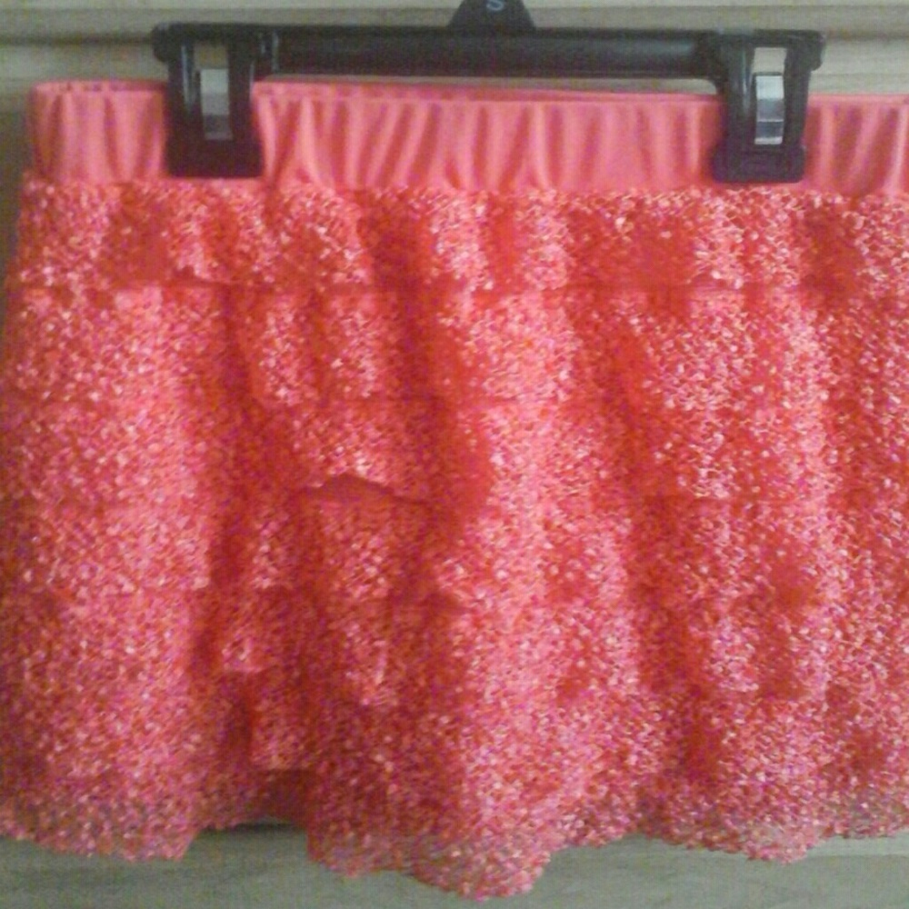 Wet Seal crochet mini skirt
